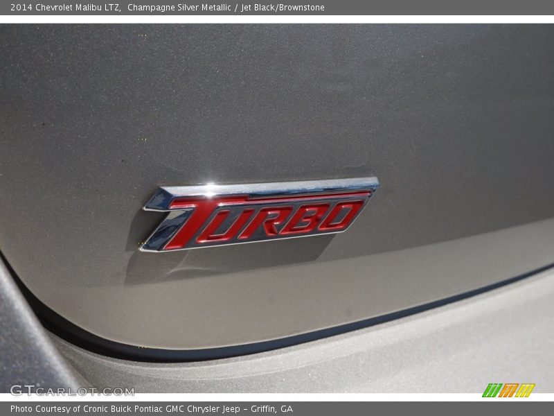 Champagne Silver Metallic / Jet Black/Brownstone 2014 Chevrolet Malibu LTZ
