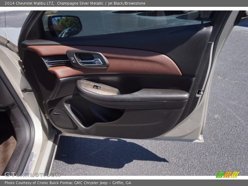 Champagne Silver Metallic / Jet Black/Brownstone 2014 Chevrolet Malibu LTZ