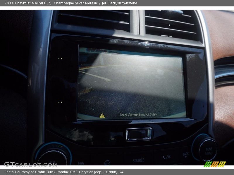 Champagne Silver Metallic / Jet Black/Brownstone 2014 Chevrolet Malibu LTZ