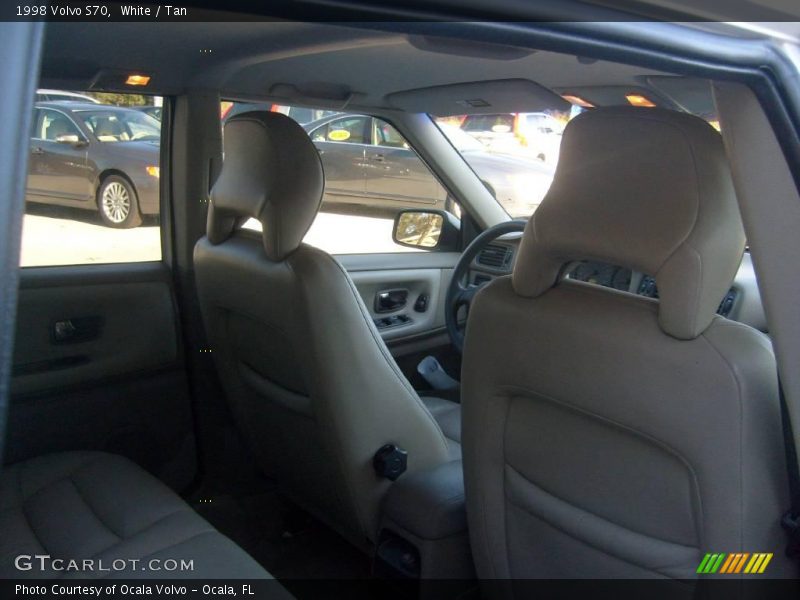 White / Tan 1998 Volvo S70
