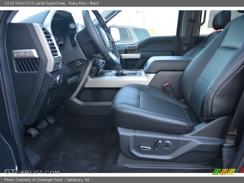 Ruby Red / Black 2016 Ford F150 Lariat SuperCrew