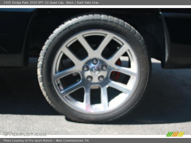Black / Dark Slate Gray 2005 Dodge Ram 1500 SRT-10 Quad Cab