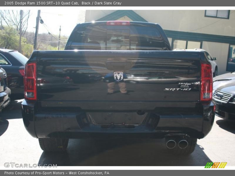 Black / Dark Slate Gray 2005 Dodge Ram 1500 SRT-10 Quad Cab