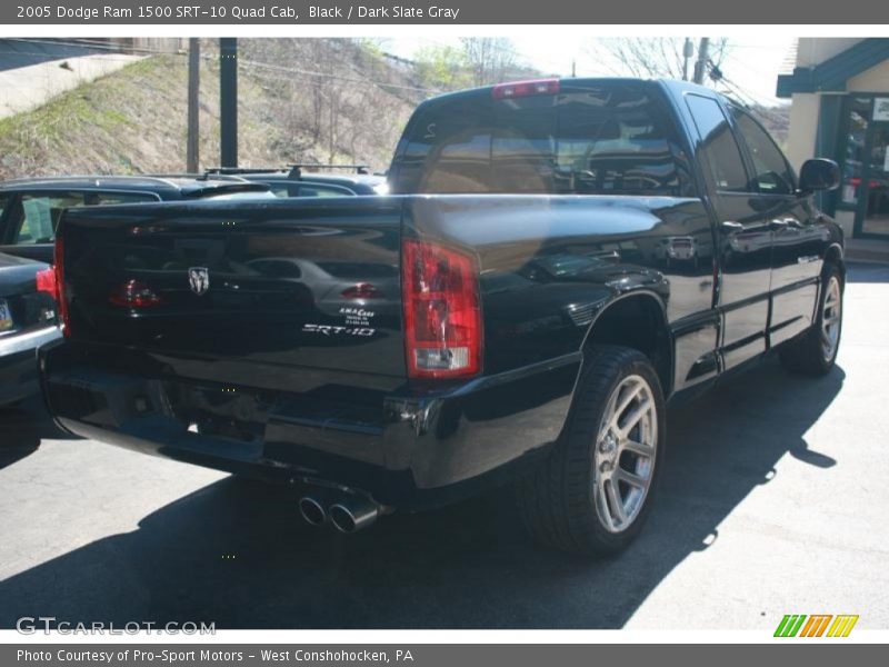 Black / Dark Slate Gray 2005 Dodge Ram 1500 SRT-10 Quad Cab