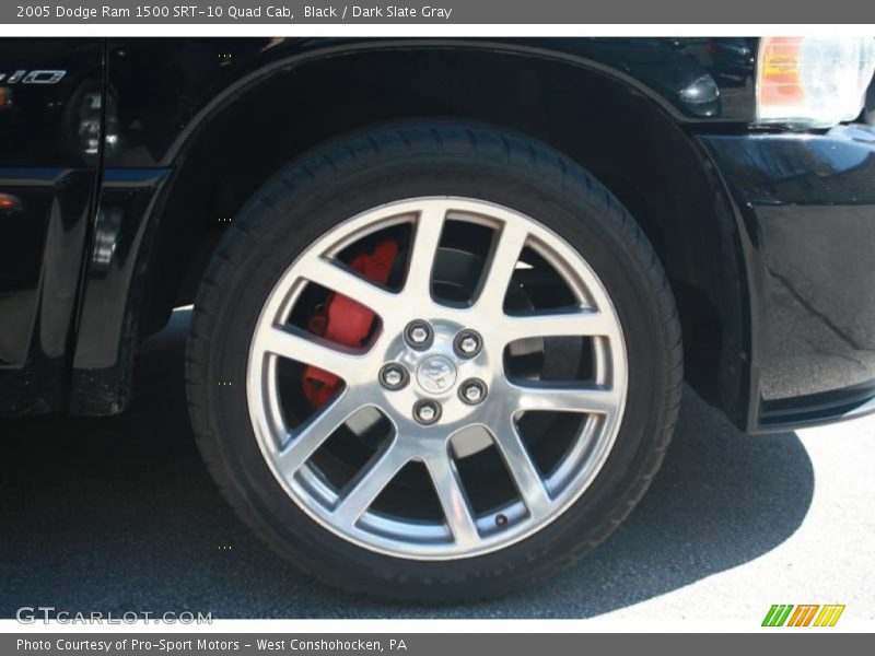 Black / Dark Slate Gray 2005 Dodge Ram 1500 SRT-10 Quad Cab