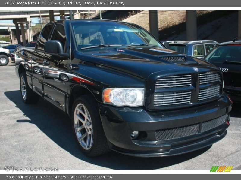Black / Dark Slate Gray 2005 Dodge Ram 1500 SRT-10 Quad Cab