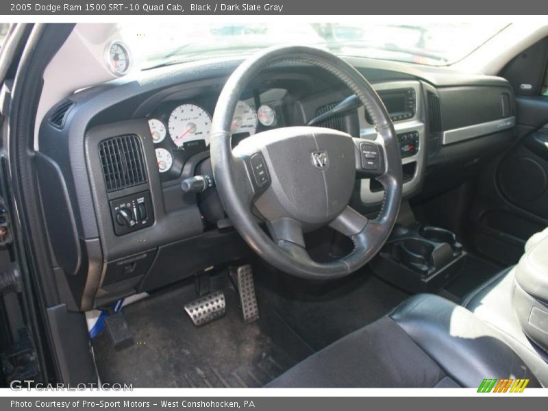 Black / Dark Slate Gray 2005 Dodge Ram 1500 SRT-10 Quad Cab
