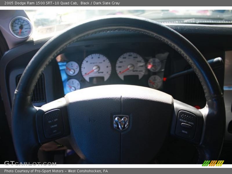 Black / Dark Slate Gray 2005 Dodge Ram 1500 SRT-10 Quad Cab