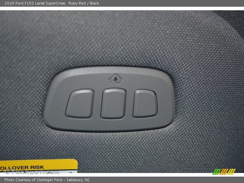 Ruby Red / Black 2016 Ford F150 Lariat SuperCrew