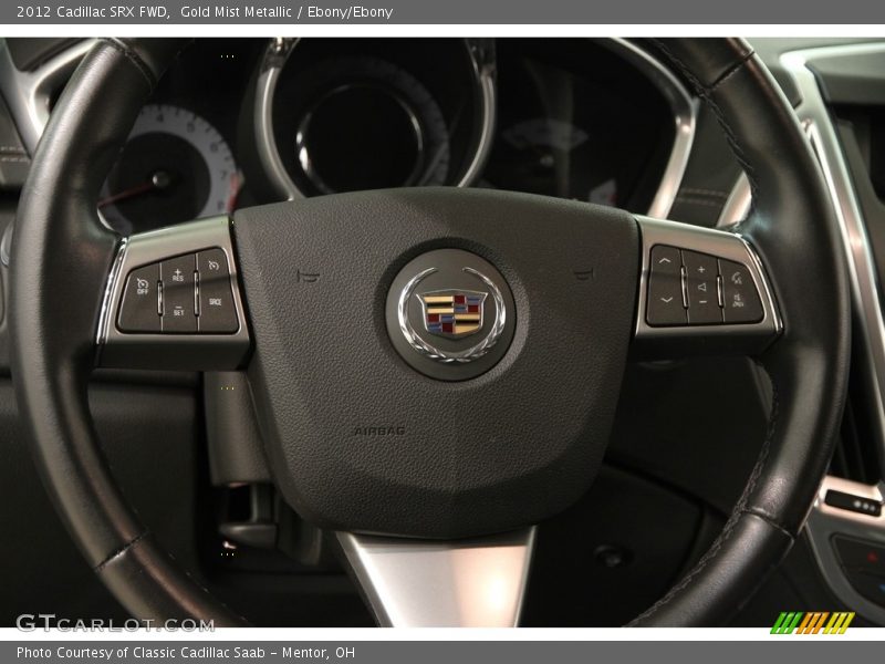 Gold Mist Metallic / Ebony/Ebony 2012 Cadillac SRX FWD