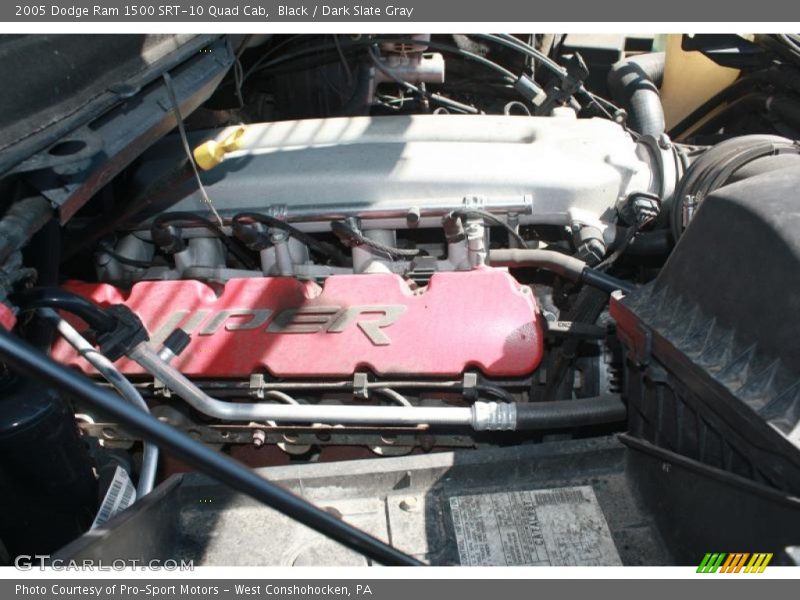 Black / Dark Slate Gray 2005 Dodge Ram 1500 SRT-10 Quad Cab