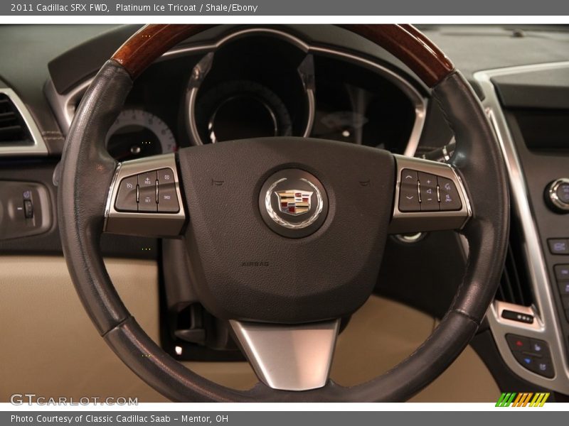 Platinum Ice Tricoat / Shale/Ebony 2011 Cadillac SRX FWD