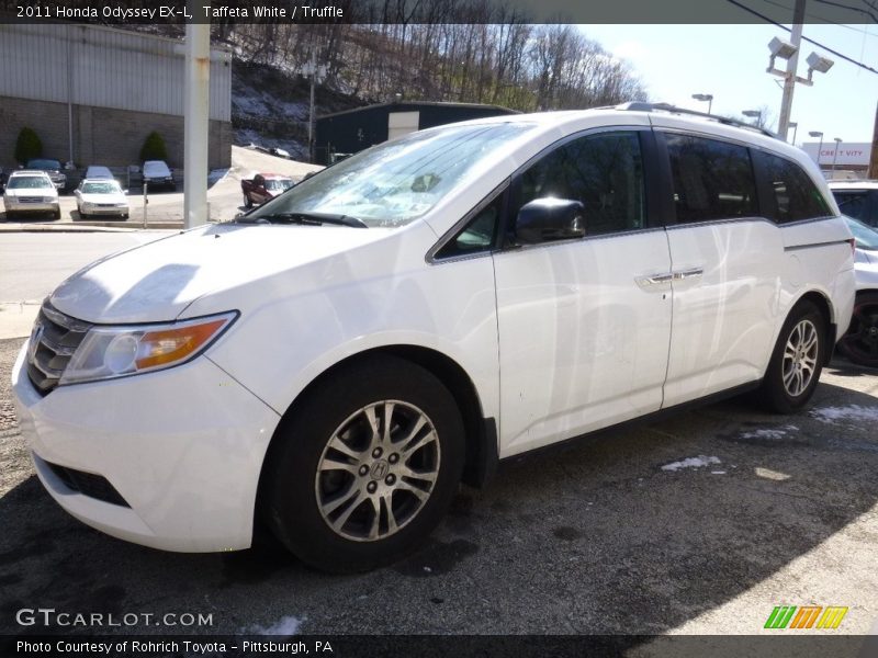 Taffeta White / Truffle 2011 Honda Odyssey EX-L