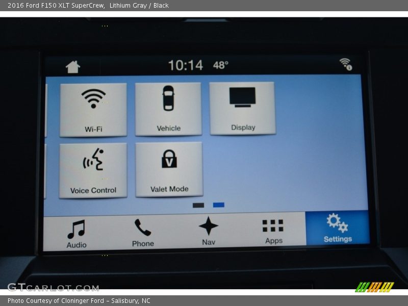 Lithium Gray / Black 2016 Ford F150 XLT SuperCrew