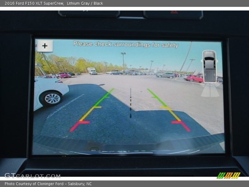 Lithium Gray / Black 2016 Ford F150 XLT SuperCrew