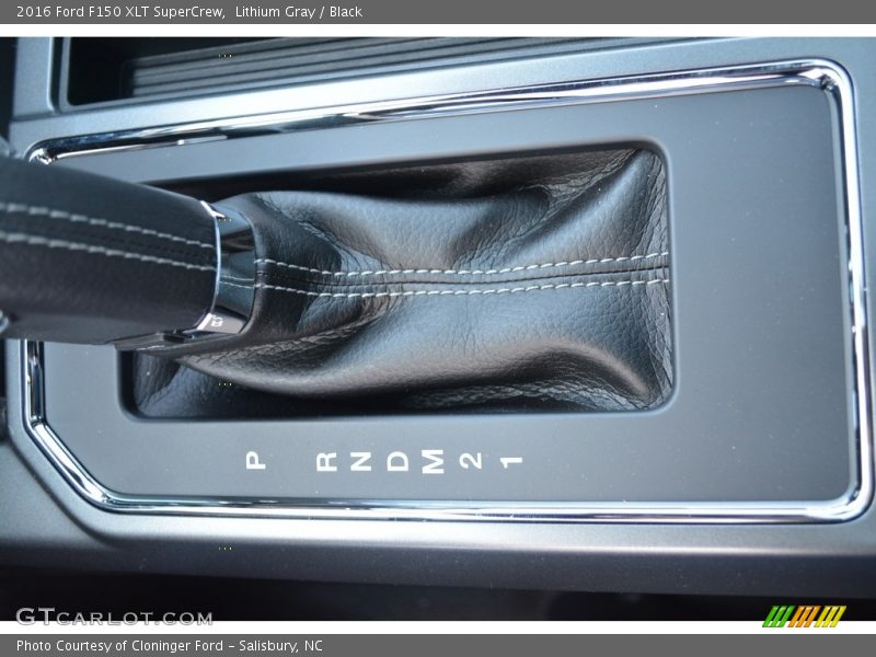 Lithium Gray / Black 2016 Ford F150 XLT SuperCrew