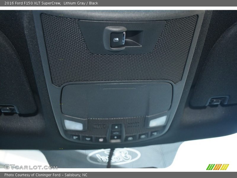 Lithium Gray / Black 2016 Ford F150 XLT SuperCrew