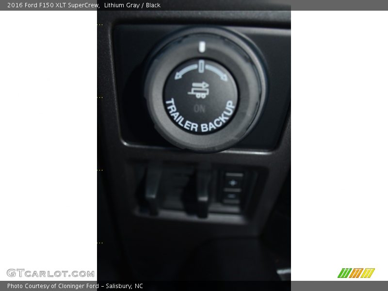 Lithium Gray / Black 2016 Ford F150 XLT SuperCrew