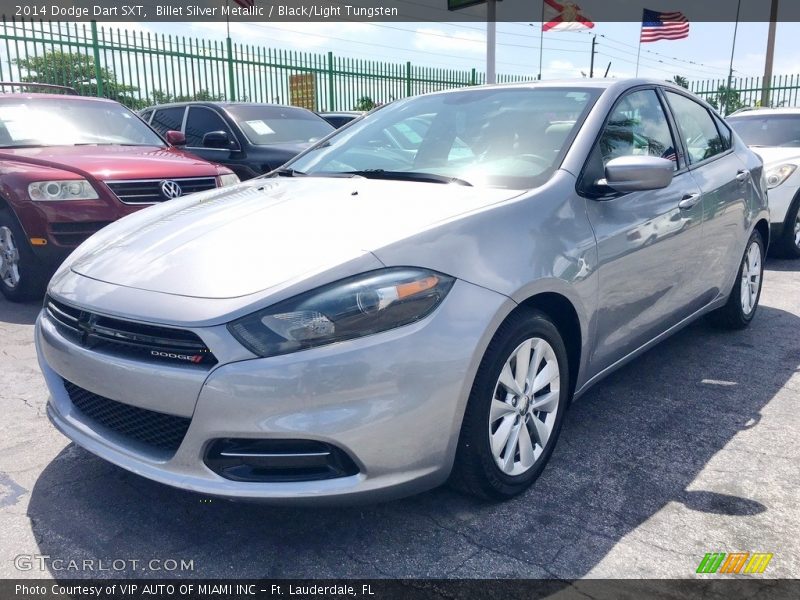 Billet Silver Metallic / Black/Light Tungsten 2014 Dodge Dart SXT