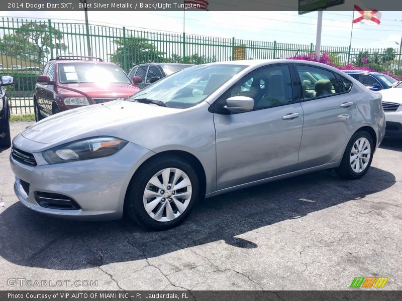 Billet Silver Metallic / Black/Light Tungsten 2014 Dodge Dart SXT