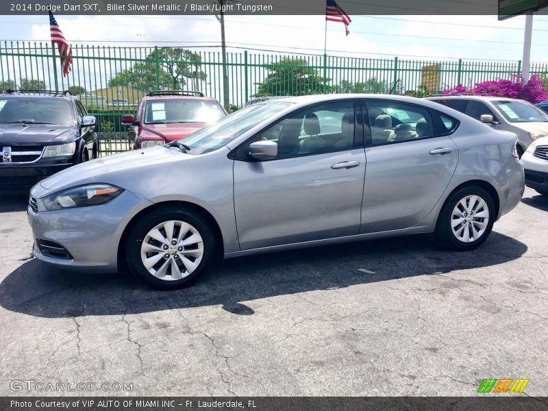 Billet Silver Metallic / Black/Light Tungsten 2014 Dodge Dart SXT