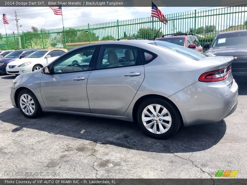 Billet Silver Metallic / Black/Light Tungsten 2014 Dodge Dart SXT