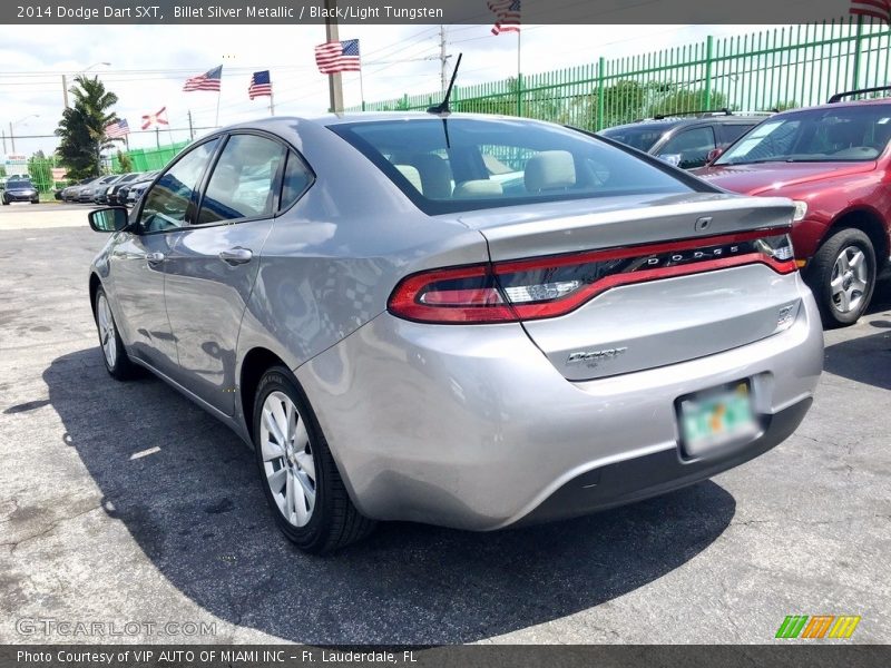 Billet Silver Metallic / Black/Light Tungsten 2014 Dodge Dart SXT