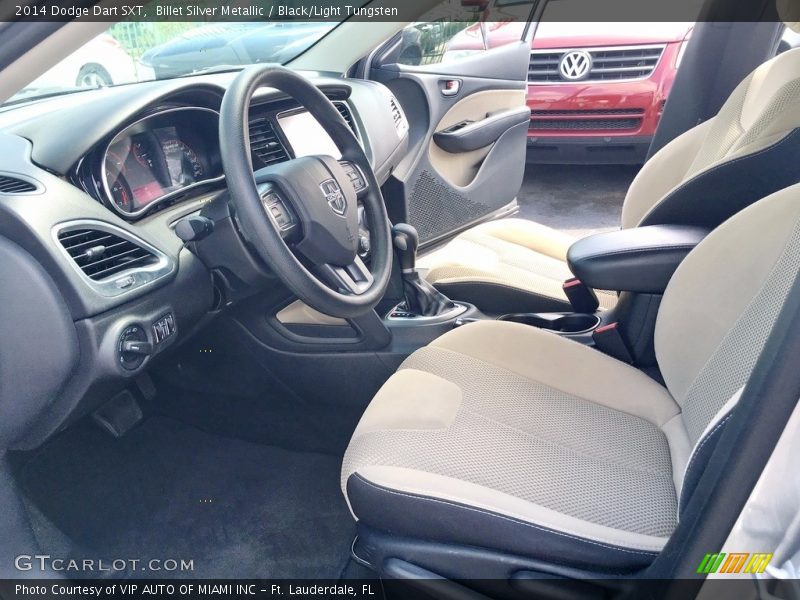 Billet Silver Metallic / Black/Light Tungsten 2014 Dodge Dart SXT