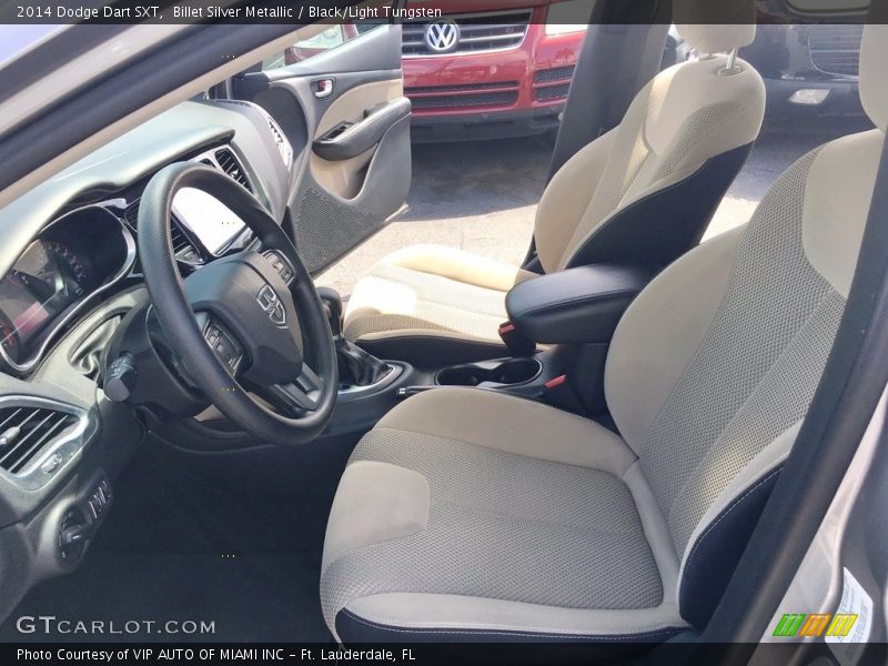 Billet Silver Metallic / Black/Light Tungsten 2014 Dodge Dart SXT