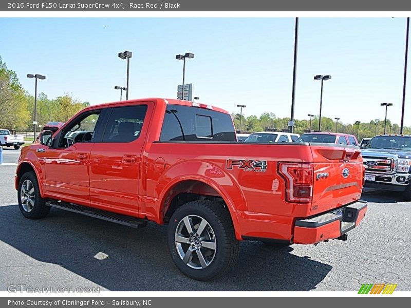 Race Red / Black 2016 Ford F150 Lariat SuperCrew 4x4