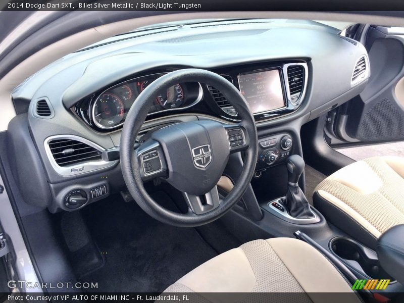 Billet Silver Metallic / Black/Light Tungsten 2014 Dodge Dart SXT