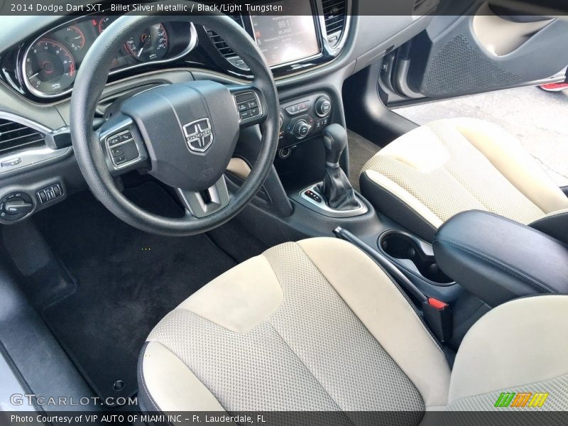 Billet Silver Metallic / Black/Light Tungsten 2014 Dodge Dart SXT