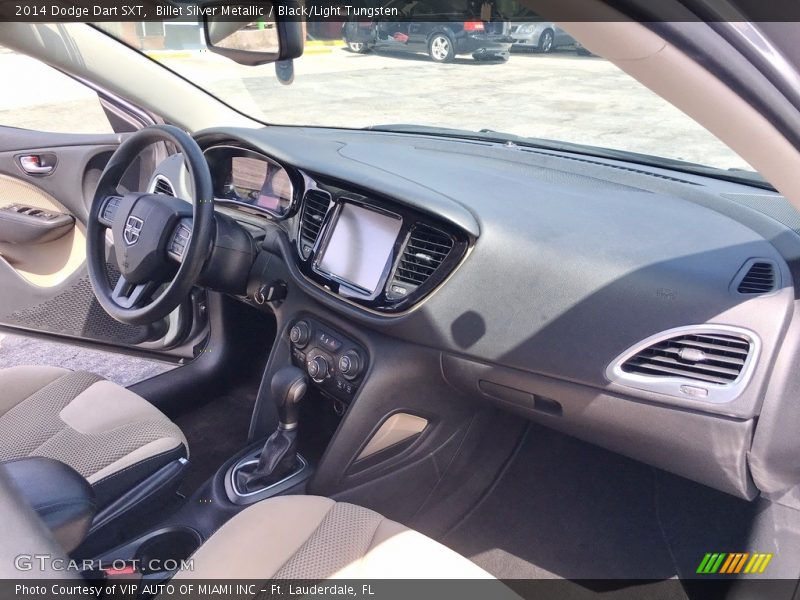 Billet Silver Metallic / Black/Light Tungsten 2014 Dodge Dart SXT