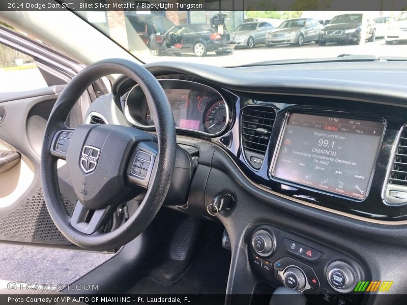 Billet Silver Metallic / Black/Light Tungsten 2014 Dodge Dart SXT