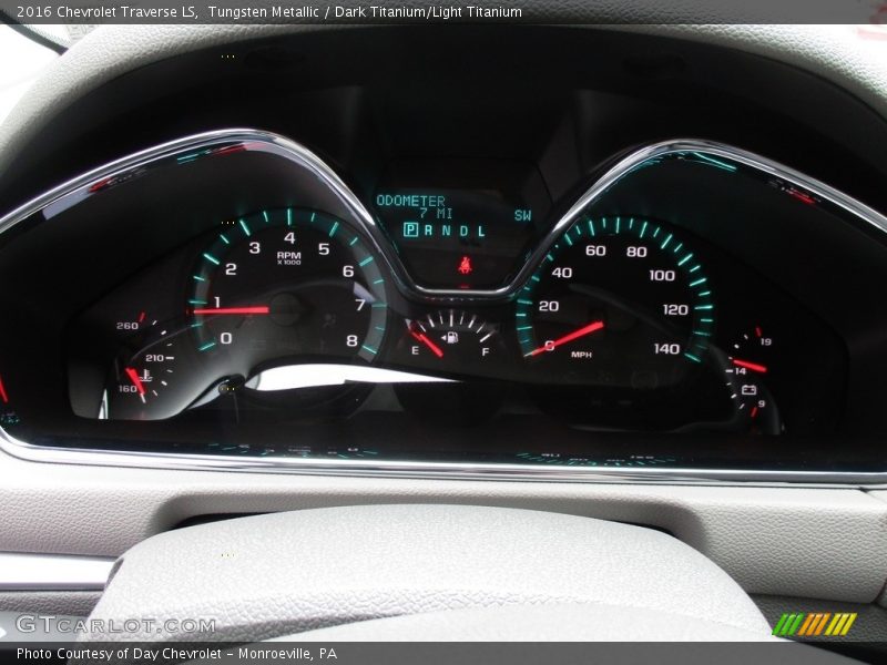 Tungsten Metallic / Dark Titanium/Light Titanium 2016 Chevrolet Traverse LS