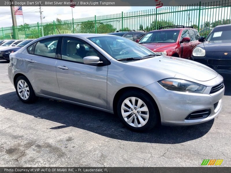 Billet Silver Metallic / Black/Light Tungsten 2014 Dodge Dart SXT