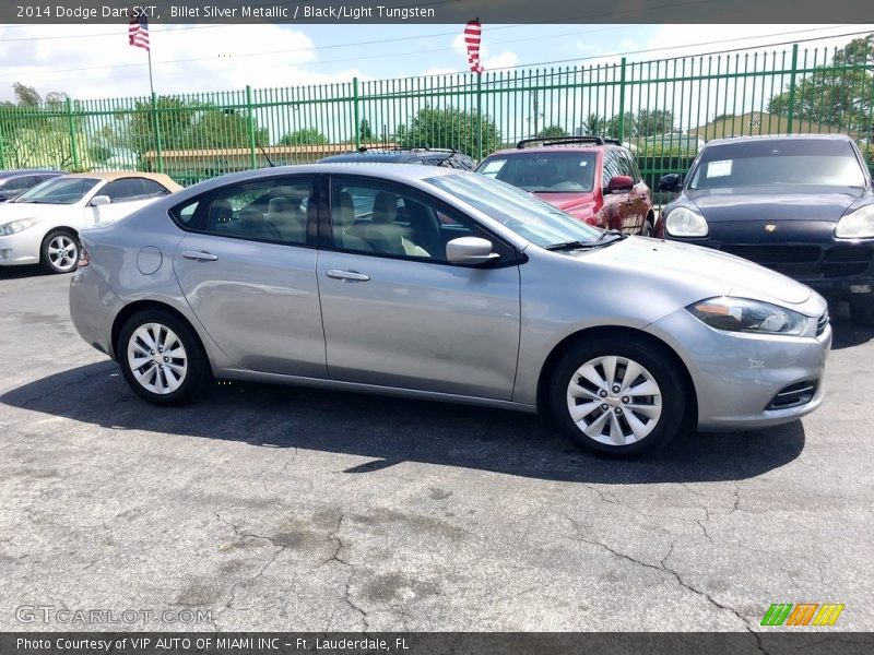 Billet Silver Metallic / Black/Light Tungsten 2014 Dodge Dart SXT