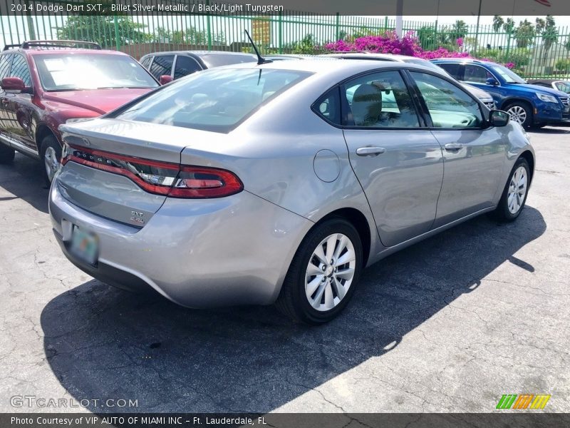 Billet Silver Metallic / Black/Light Tungsten 2014 Dodge Dart SXT
