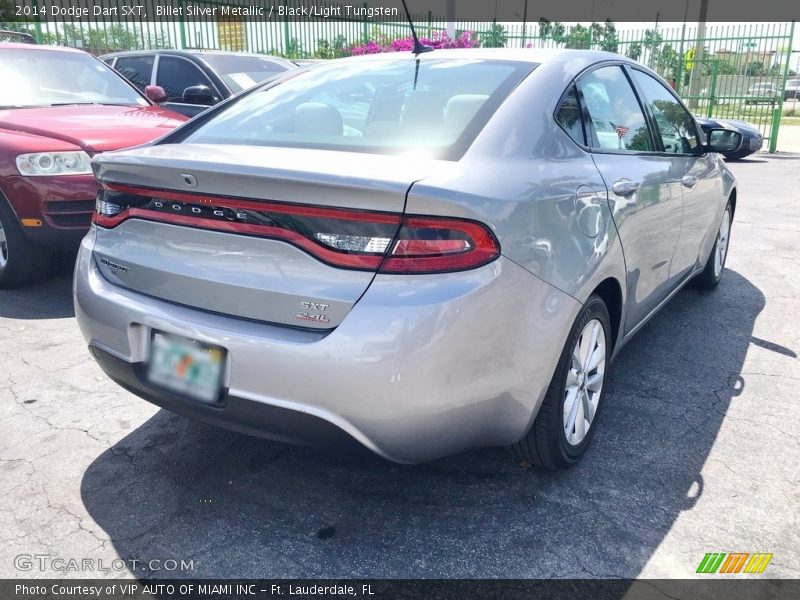 Billet Silver Metallic / Black/Light Tungsten 2014 Dodge Dart SXT