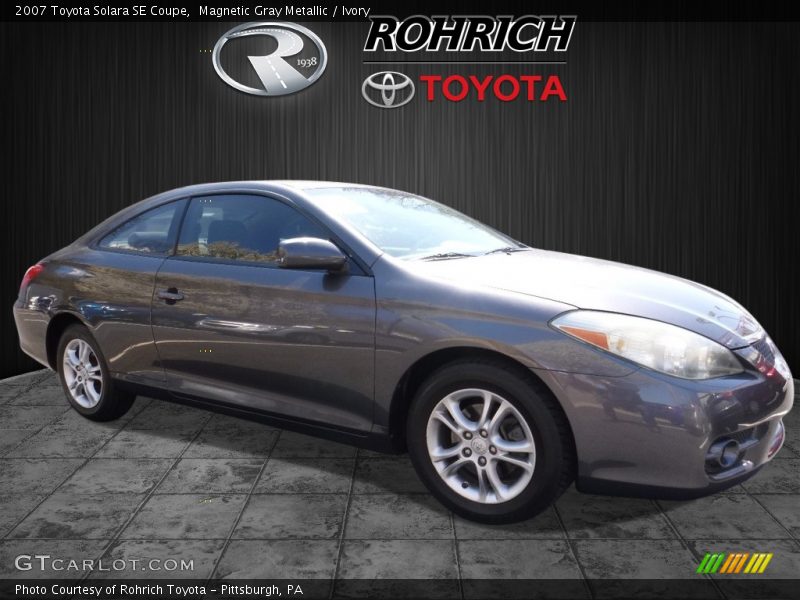 Magnetic Gray Metallic / Ivory 2007 Toyota Solara SE Coupe