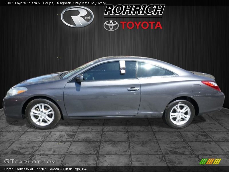 Magnetic Gray Metallic / Ivory 2007 Toyota Solara SE Coupe
