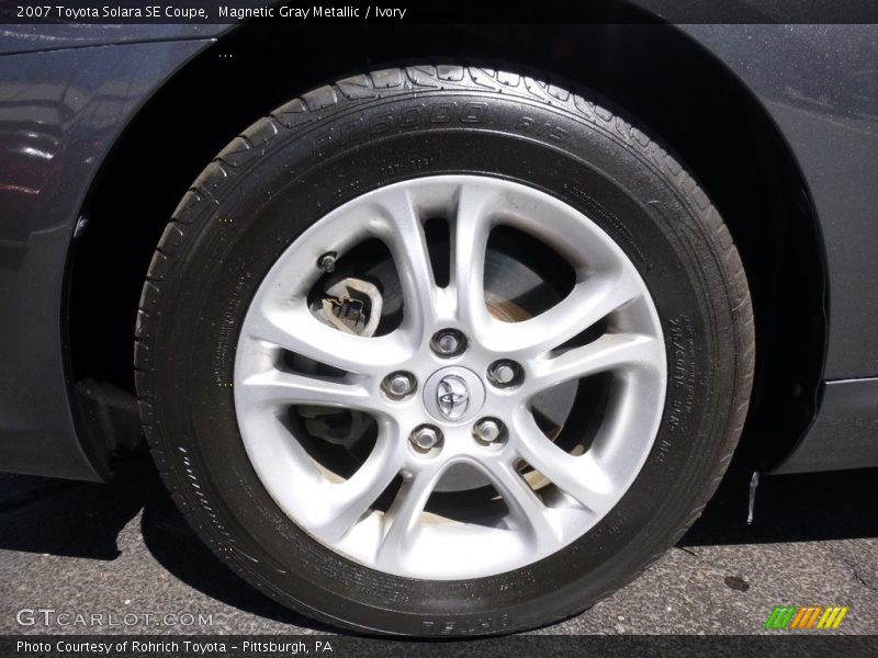 Magnetic Gray Metallic / Ivory 2007 Toyota Solara SE Coupe