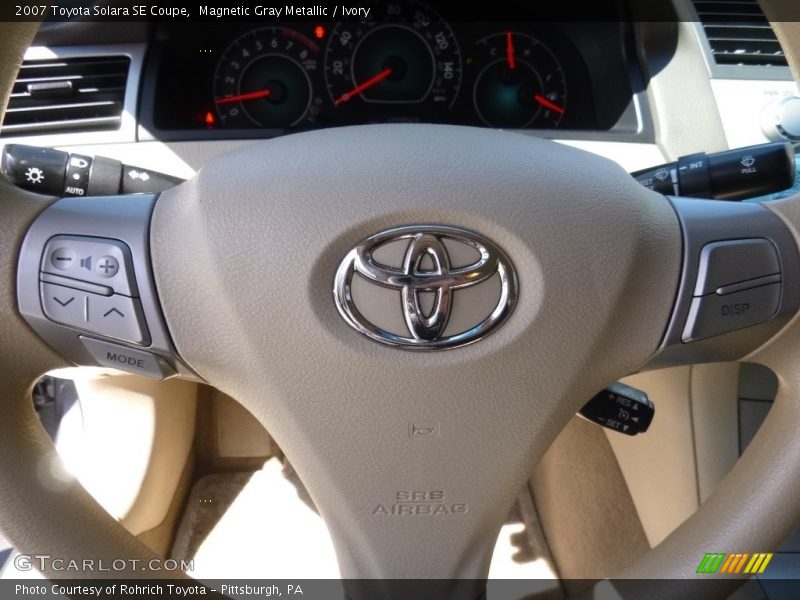 Magnetic Gray Metallic / Ivory 2007 Toyota Solara SE Coupe