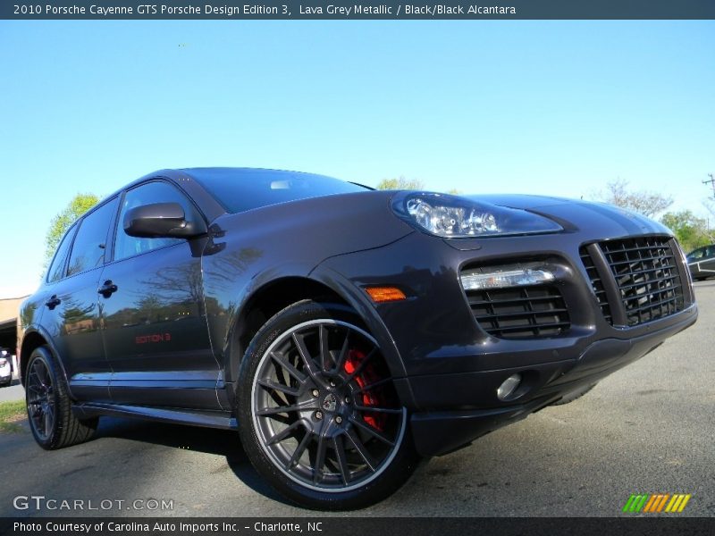 Lava Grey Metallic / Black/Black Alcantara 2010 Porsche Cayenne GTS Porsche Design Edition 3