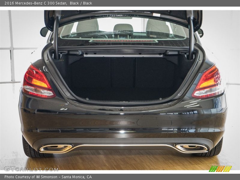 Black / Black 2016 Mercedes-Benz C 300 Sedan