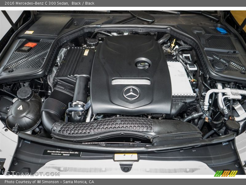 Black / Black 2016 Mercedes-Benz C 300 Sedan