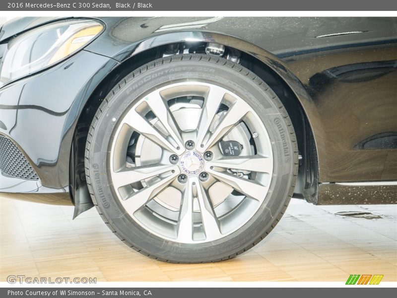 Black / Black 2016 Mercedes-Benz C 300 Sedan