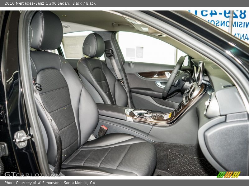 Black / Black 2016 Mercedes-Benz C 300 Sedan
