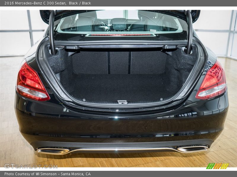 Black / Black 2016 Mercedes-Benz C 300 Sedan