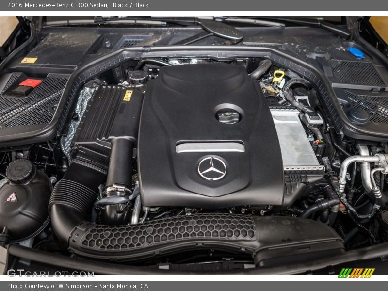 Black / Black 2016 Mercedes-Benz C 300 Sedan
